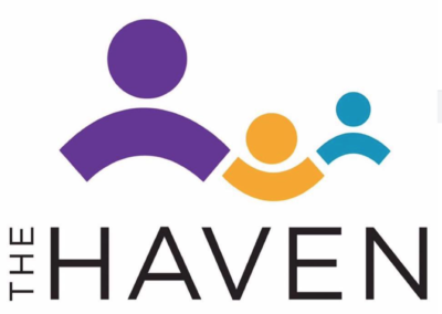 Colorful family logo with text "The Haven".