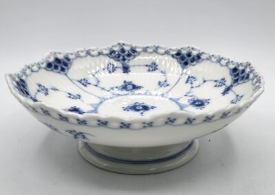 Blue and white decorative porcelain bowl.